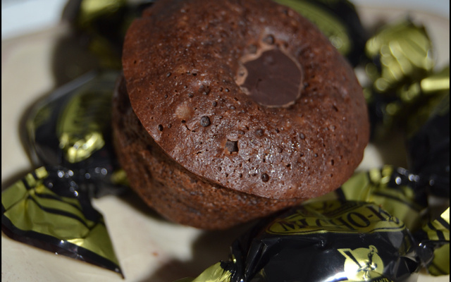 Fondant chocolat Mi-cho-co et brochette fruits rigolote