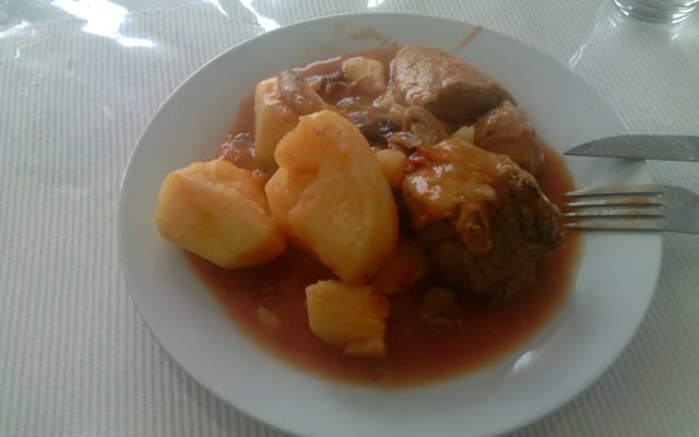 Sauté de porc à la sauce tomate