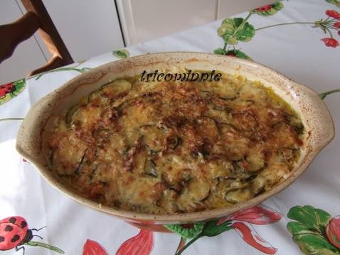 Gratin de courgettes à la provençale