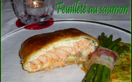 Feuilleté au saumon rapide