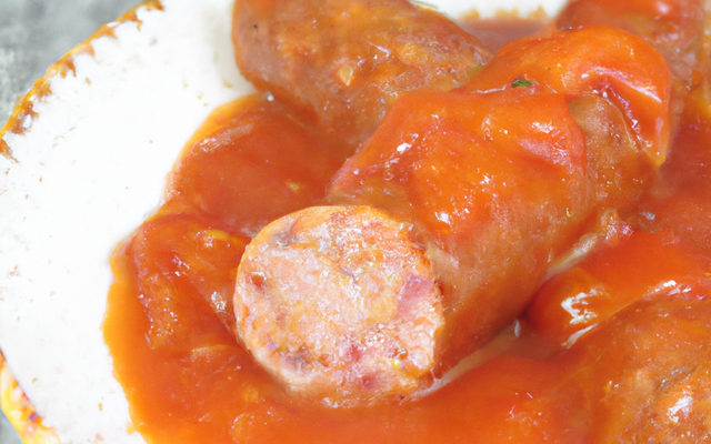 Saucisses au coulis de tomates maison