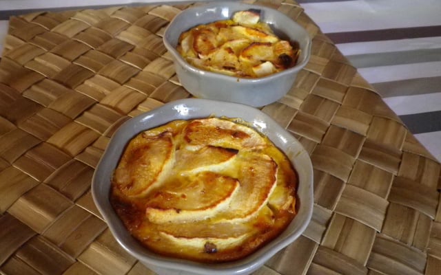 Gratins de pomme à la vanille