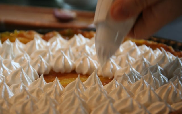 Tarte sablée au citron meringuée