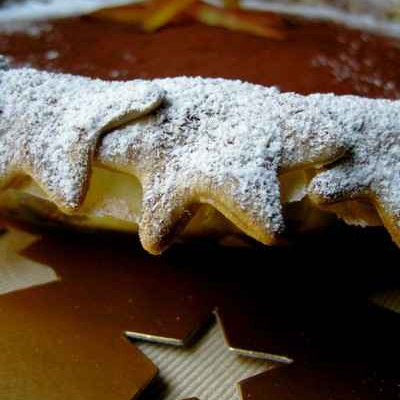 Tarte choco-orange étoilée