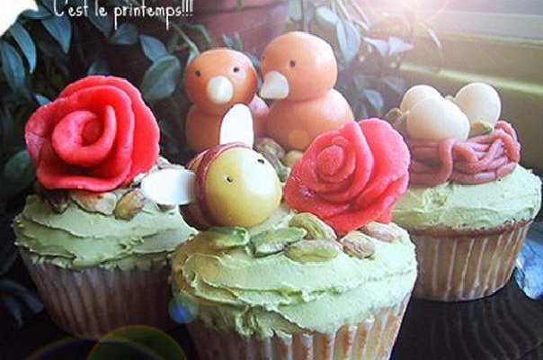 Cupcakes printaniers