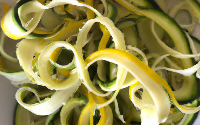 Tagliatelles de courgettes fraîcheur
