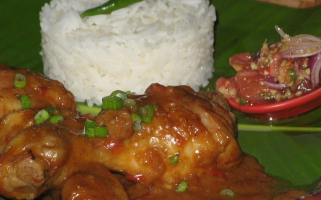 Poulet au beurre de cacahuète