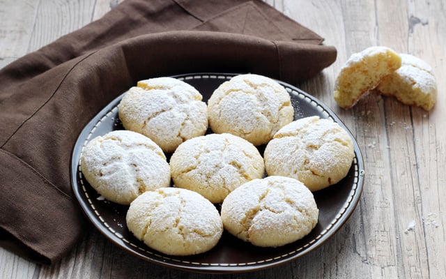 Biscuits craquelés au citron