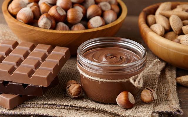 Pâte à tartiner croustillante amandes et noisettes