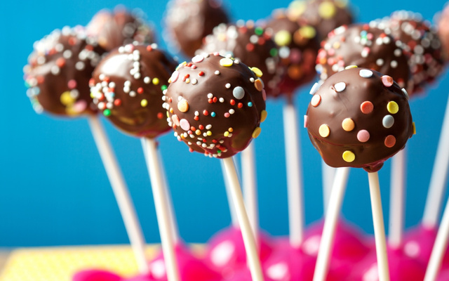 Cake pops façon fondant au chocolat