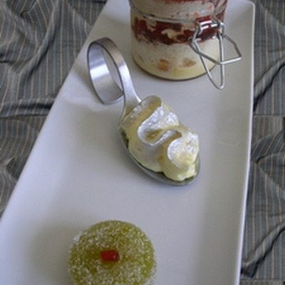 Trilogie de desserts aux poivrons