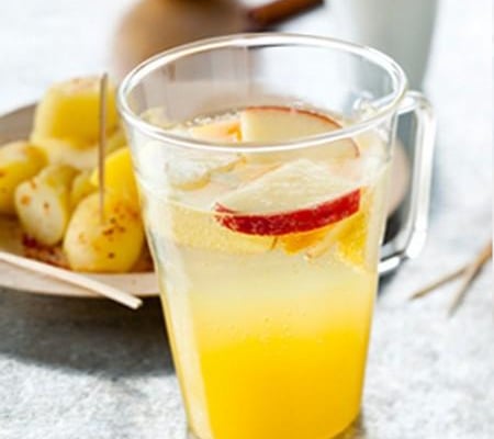 Sangria d'hiver et ses papas Bravas