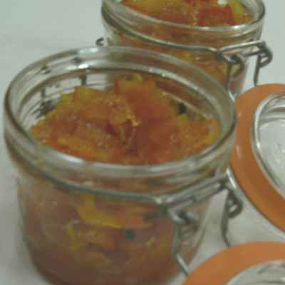 Confiture de potimarron à la vanille