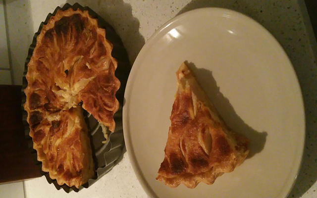 La tarte aux pommes à l'alsacienne