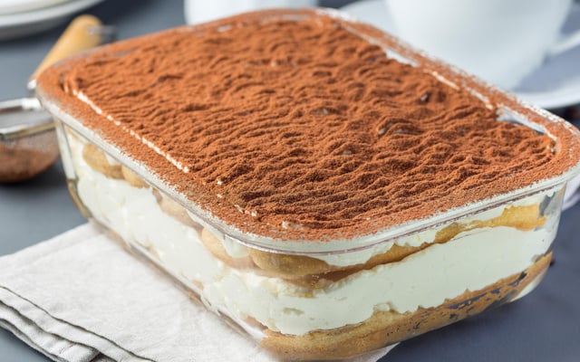 Tiramisu sans café au lait chocolaté