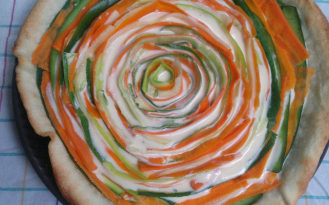 Tarte aux légumes du soleil