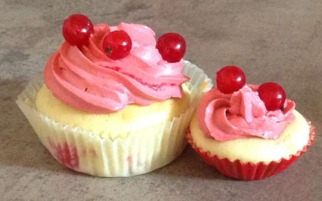 Cupcakes aux groseilles