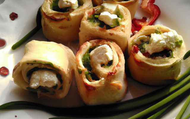 Rouleaux de parme au Cottage Cheese
