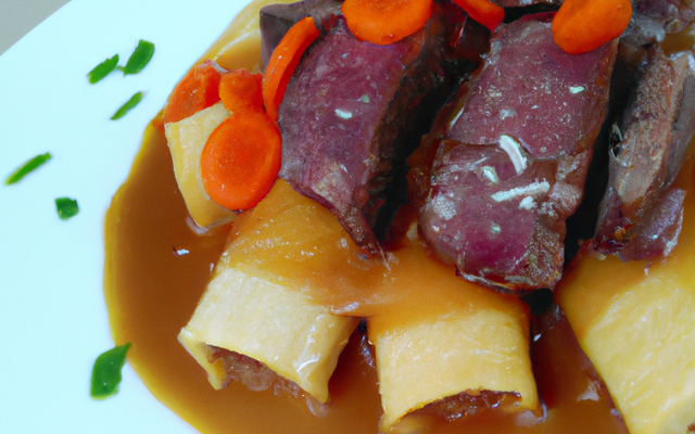 Lamelles de bœuf aux échalotes à la mode de chez moi