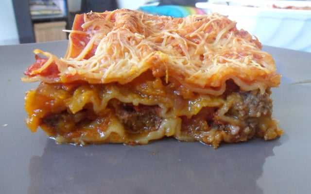 Lasagne potimarron viande hachée