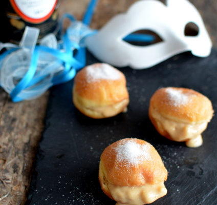 Beignets crème pâtissière au rhum