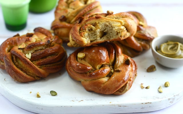 mini babka aux pistaches
