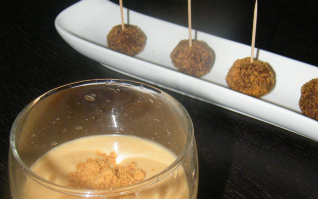 Smoothie gourmand bananes spéculoos