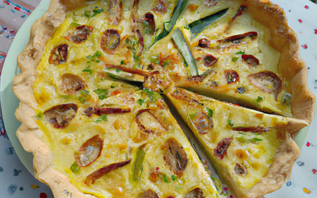 Quiche aux poireaux au Companion