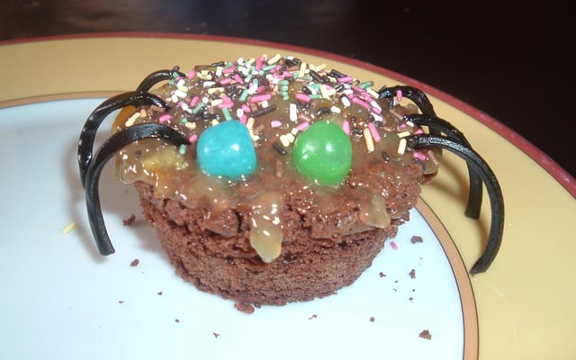 Muffins au chocolat d'Halloween