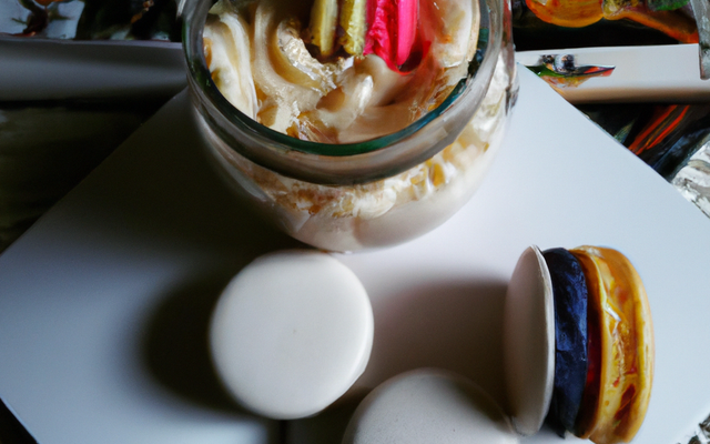 Yaourts aux macarons