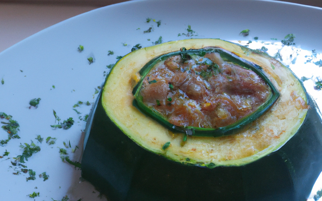 Courgette farcie économique