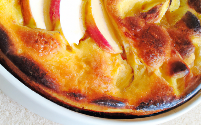 Clafoutis aux pommes maison