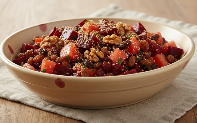 Betteraves rouges en salade