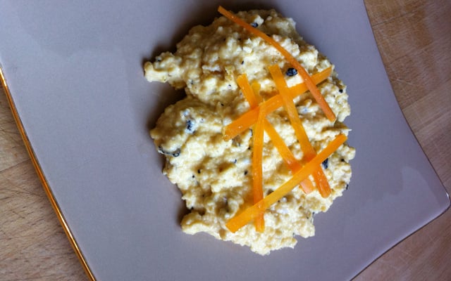 Œufs brouillés à la truffe