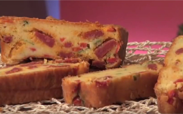 Cake au chorizo