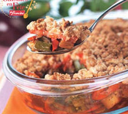 Crumble de légumes du soleil
