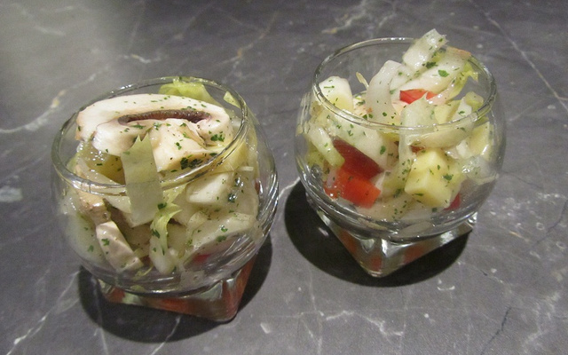 Petites verrines d'endives