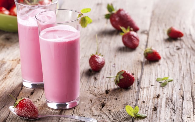 Smoothie à la fraise au Companion