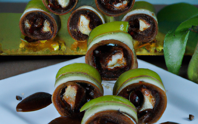 Maki poire-chocolat traditionnel
