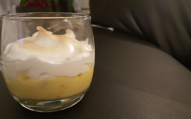 Tarte au citron meringuée en verrine