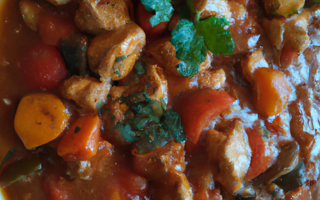 Goulash de poulet