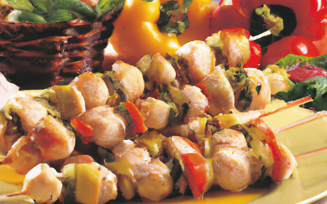 Brochette de poulet italienne
