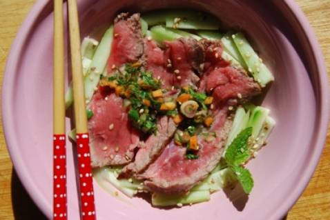 Carpaccio de bœuf thaï