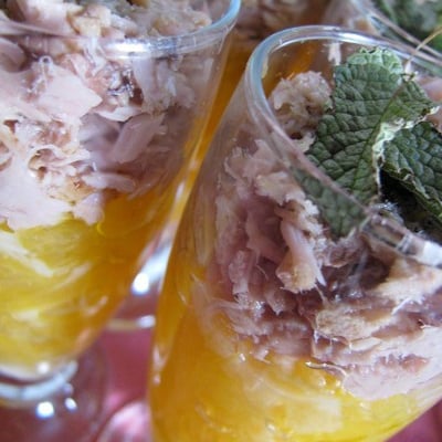 Salade d'orange au thon