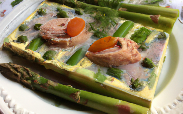 Terrine de truite aux asperges