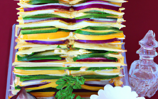 Mille-feuilles de légumes