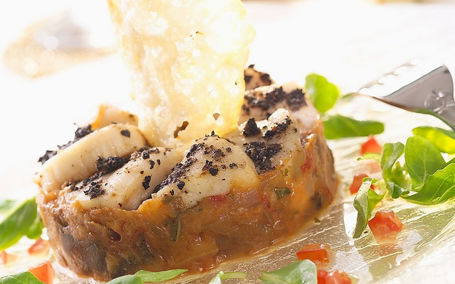 Rosace de St Jacques aux truffes