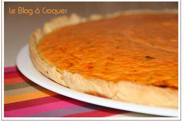 Tarte au cantal vieux et à la courge butternut