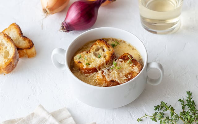 Soupe à l'oignon au Monsieur Cuisine