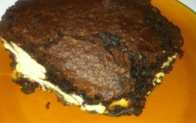 Moelleux au chocolat et M&M'S petits beurre